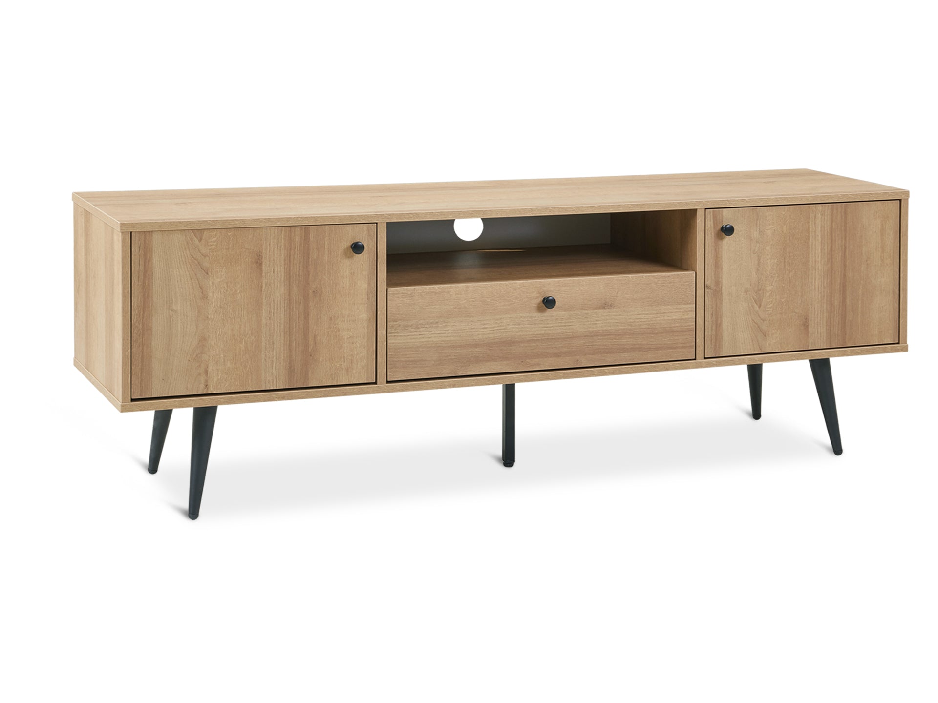 Carson 1.6m Entertainment Unit - Oak