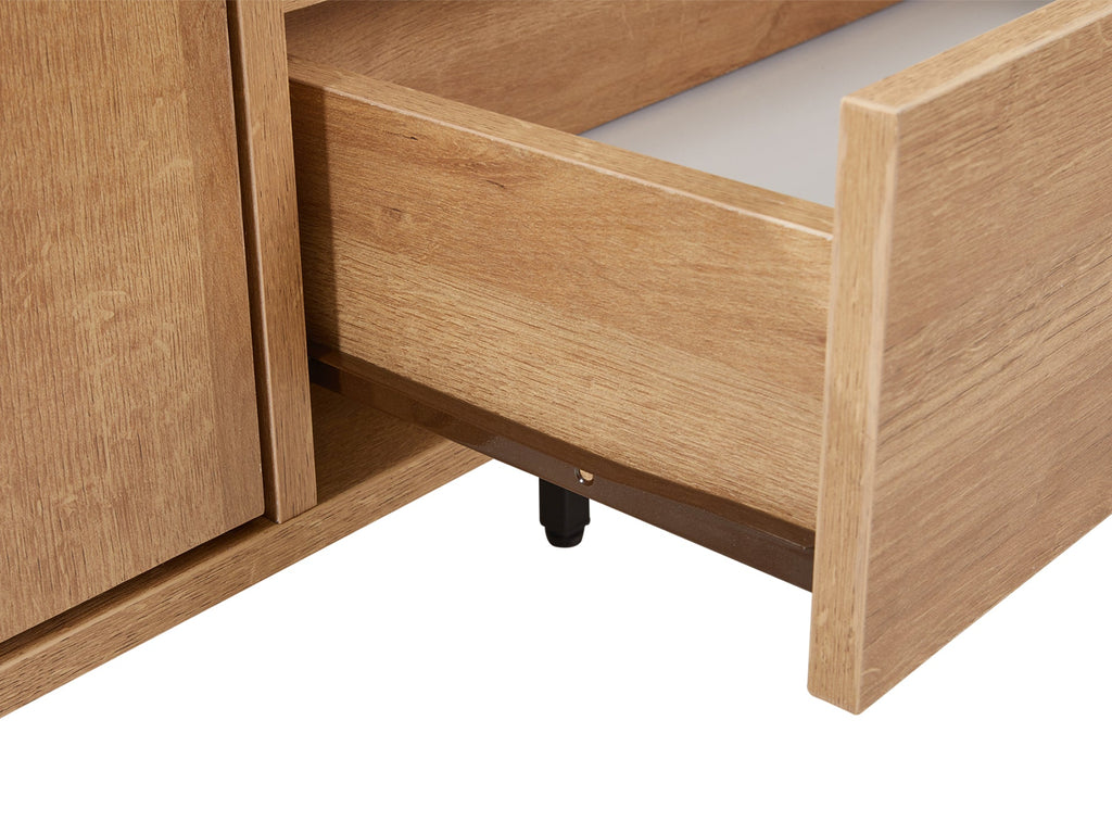 Carson 1.6m Entertainment Unit - Oak