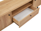 Carson 1.6m Entertainment Unit - Oak