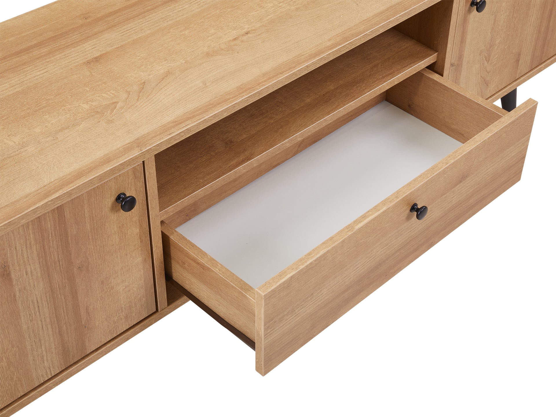 Carson 1.6m Entertainment Unit - Oak