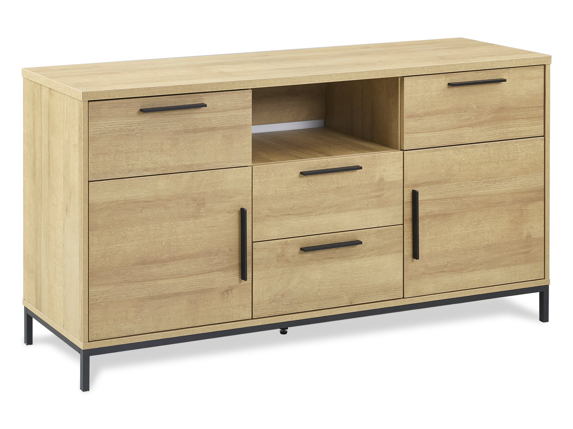 Kaden Sideboard Buffet Table - Oak
