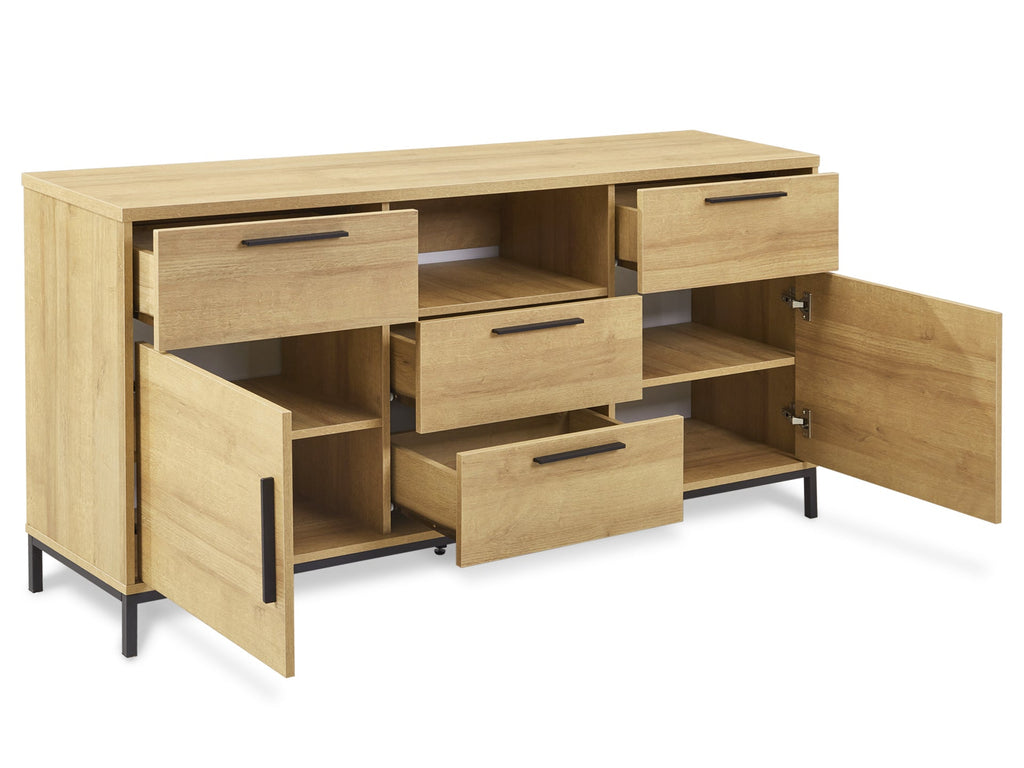 Kaden Sideboard Buffet Table - Oak