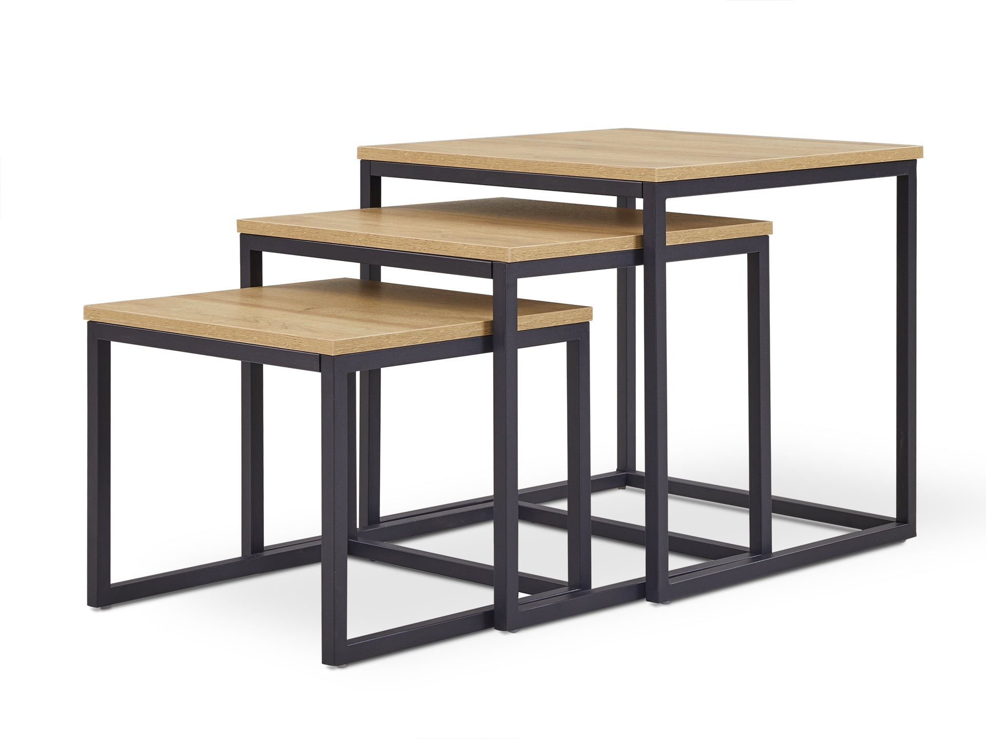 Xoan Nesting Coffee Table 3pcs - Oak