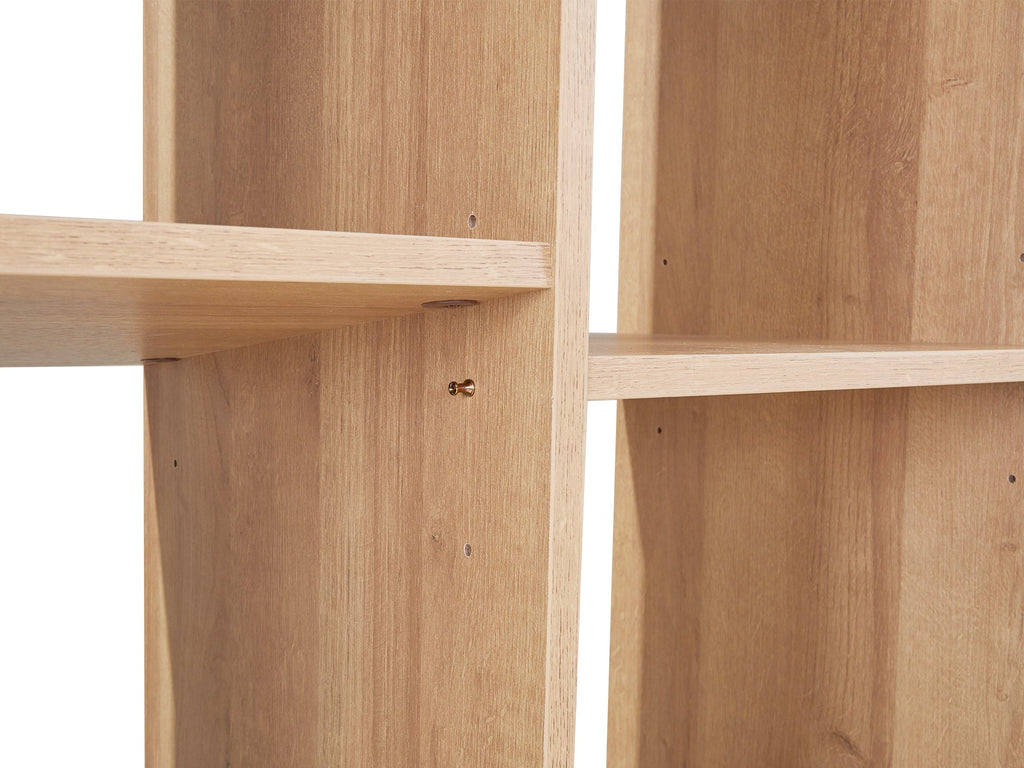 Chad Wooden Bookshelf - Oak