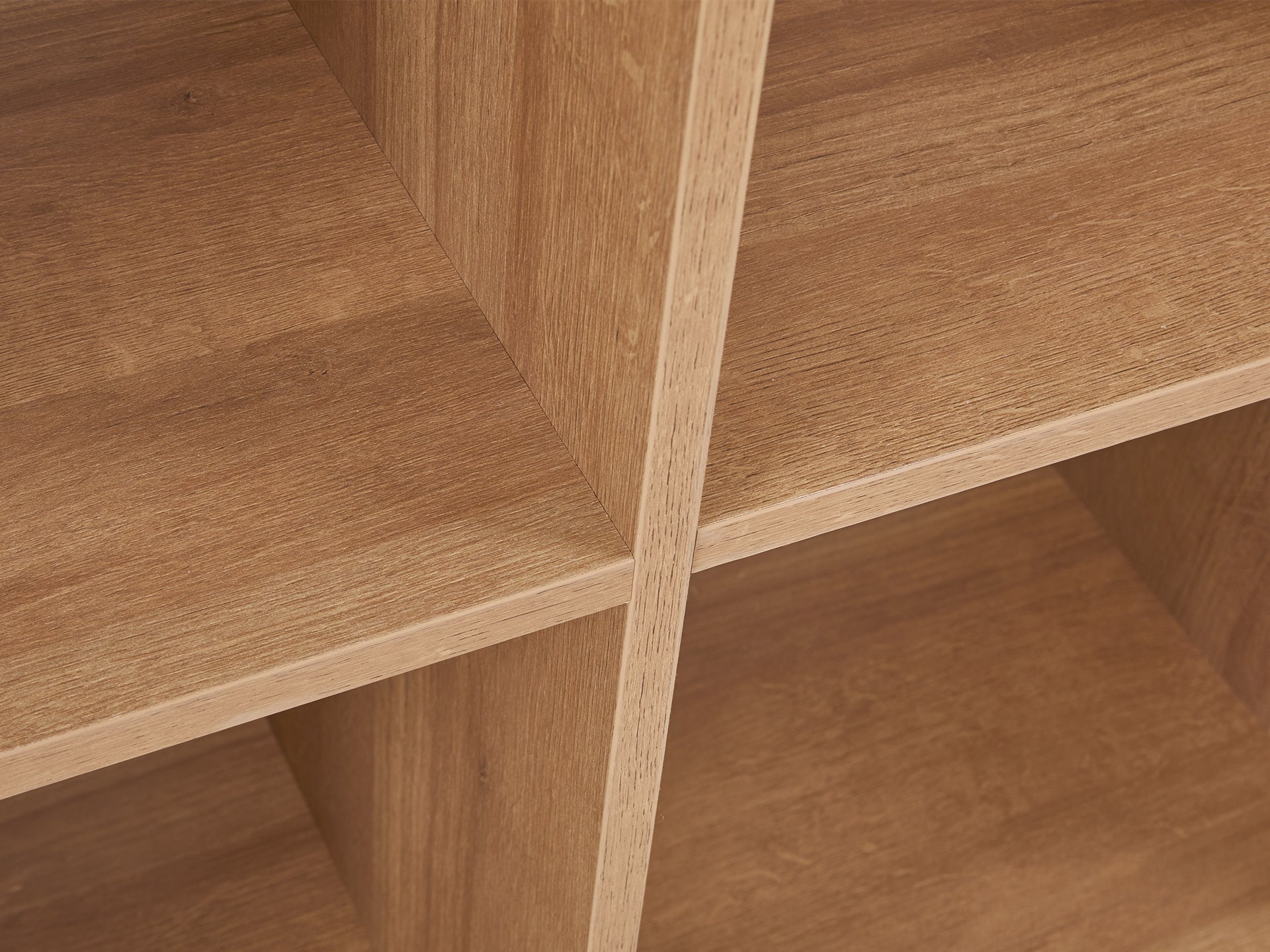 Chad Wooden Bookshelf - Oak