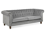 Vagas 2 Piece Sofa Set - Grey