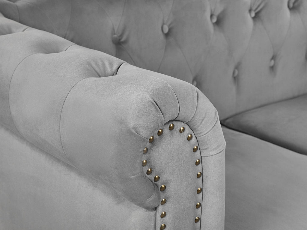 Vagas 2 Seater Sofa - Grey