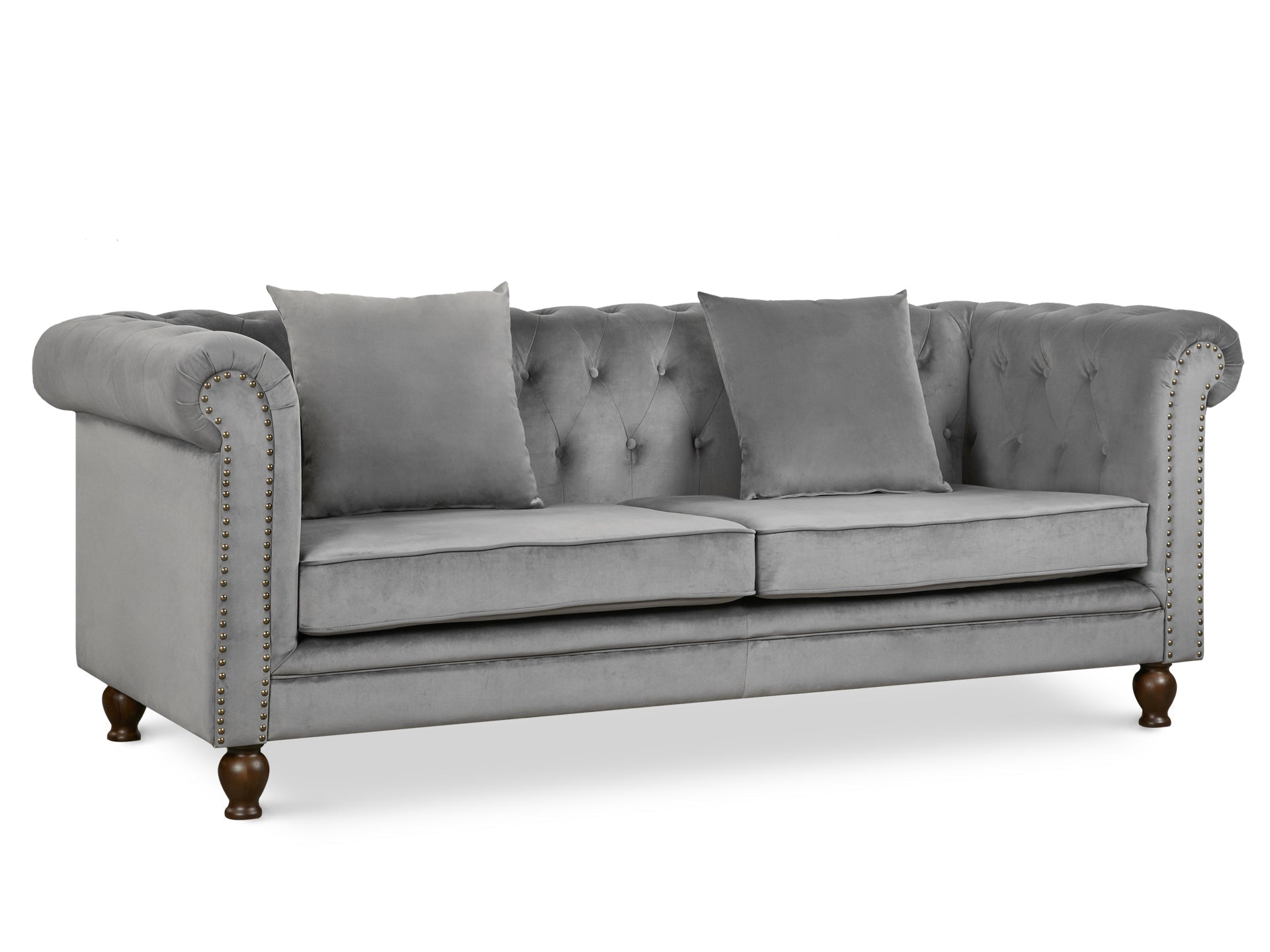 Vagas 3 Seater Sofa - Grey
