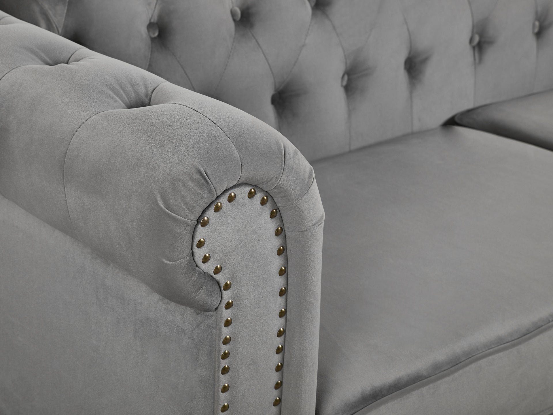 Vagas 3 Seater Sofa - Grey