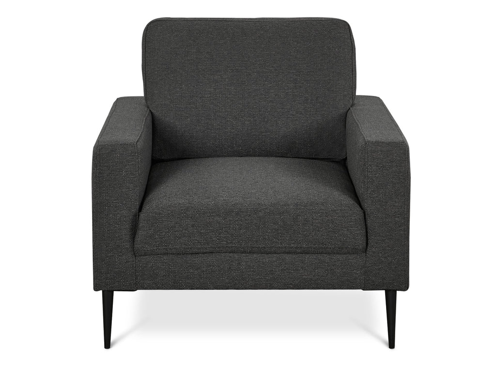 Toronto Occasional Fabric Chair - Dark Grey