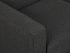 Toronto 3 Seater Fabric Sofa - Dark Grey