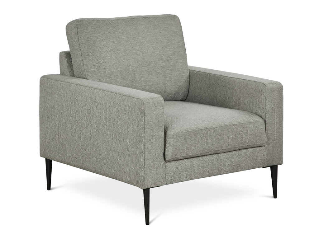 Toronto Occasional Fabric Chair - Light Grey