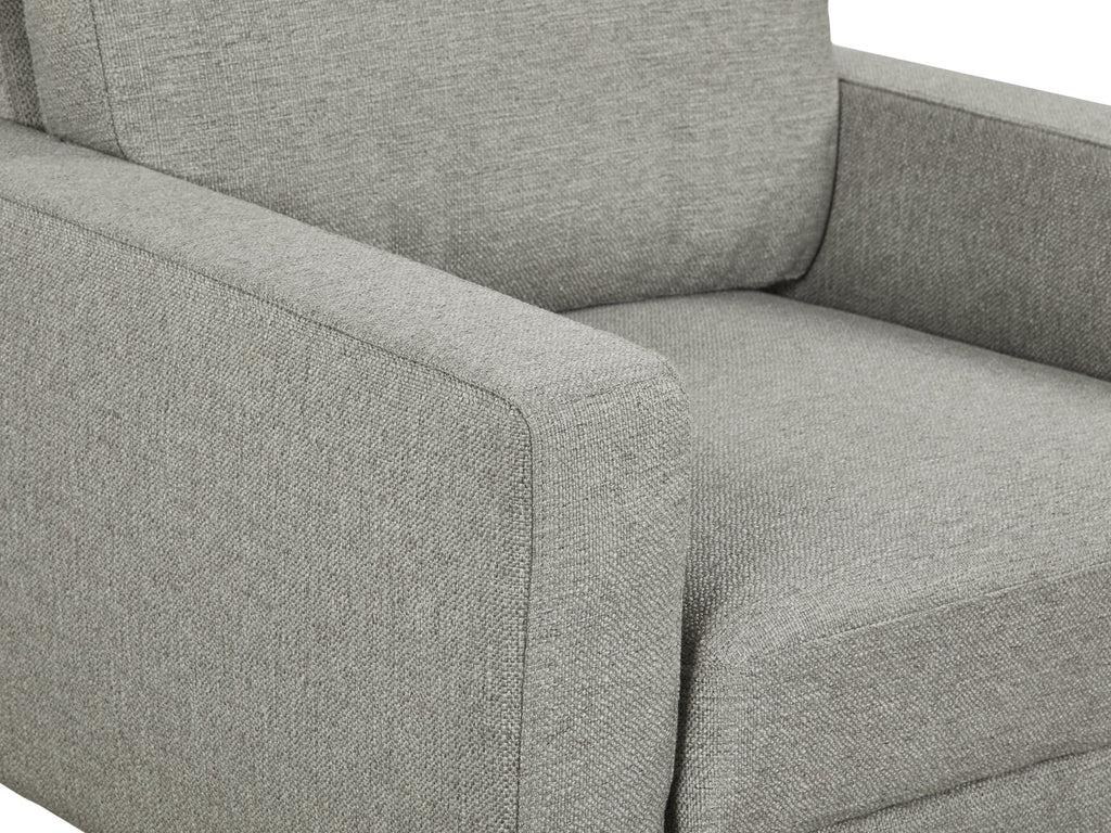 Toronto Occasional Fabric Chair - Light Grey