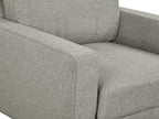Toronto Occasional Fabric Chair - Light Grey