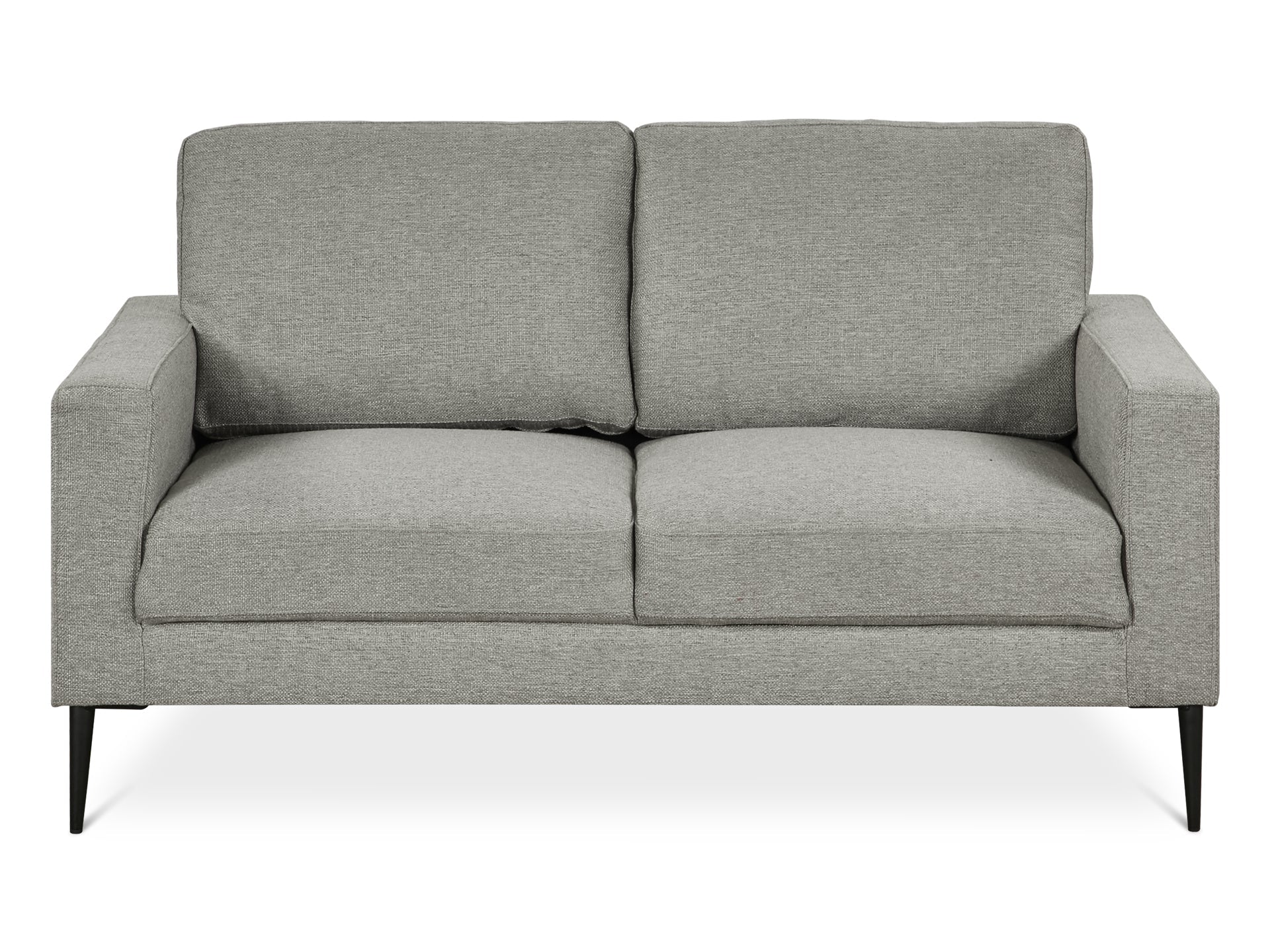 Toronto 2 Seater Fabric Sofa - Light Grey