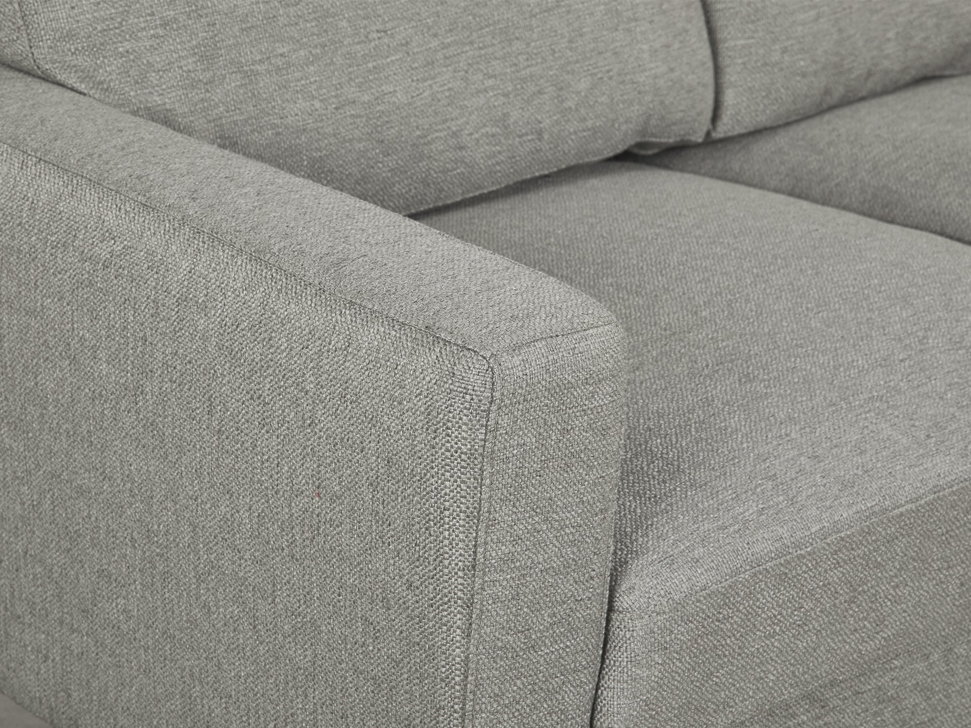 Toronto 2 Seater Fabric Sofa - Light Grey
