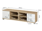 Taal 1.6m Entertainment Unit - Oak