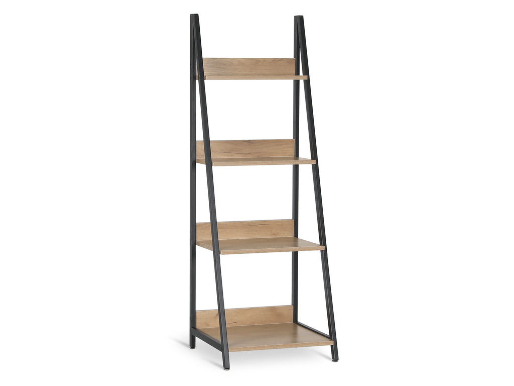 ONEGA 4 Tier Ladder Shelf - Oak