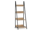 ONEGA 4 Tier Ladder Shelf - Oak