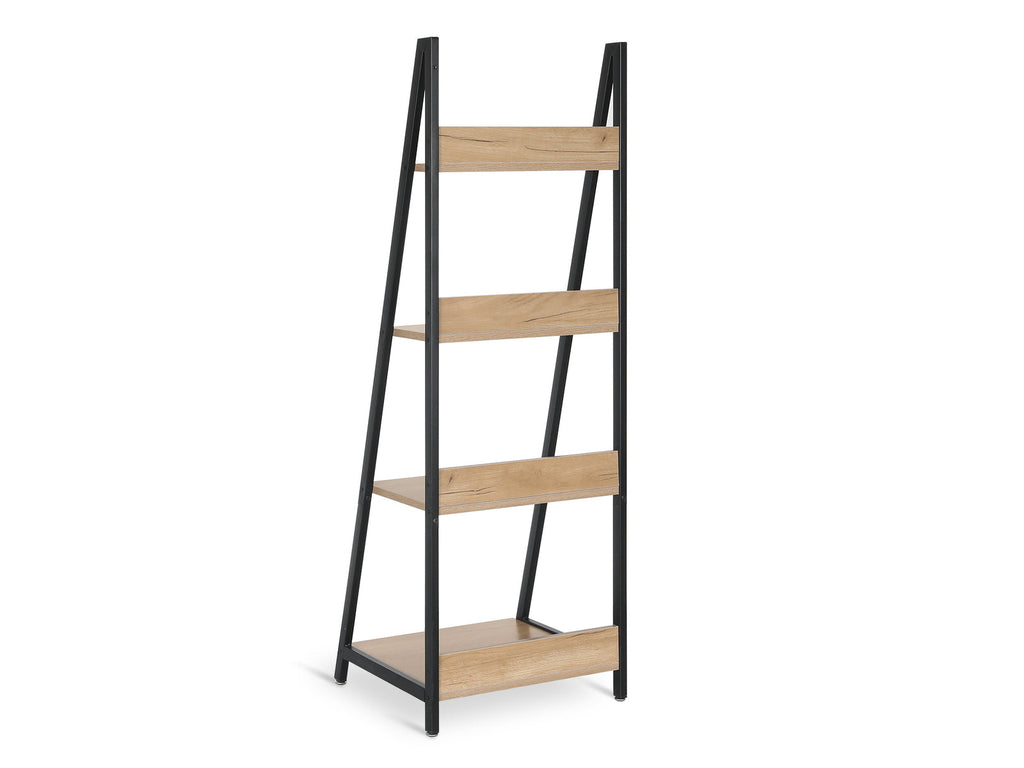 ONEGA 4 Tier Ladder Shelf - Oak