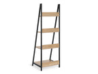 ONEGA 4 Tier Ladder Shelf - Oak