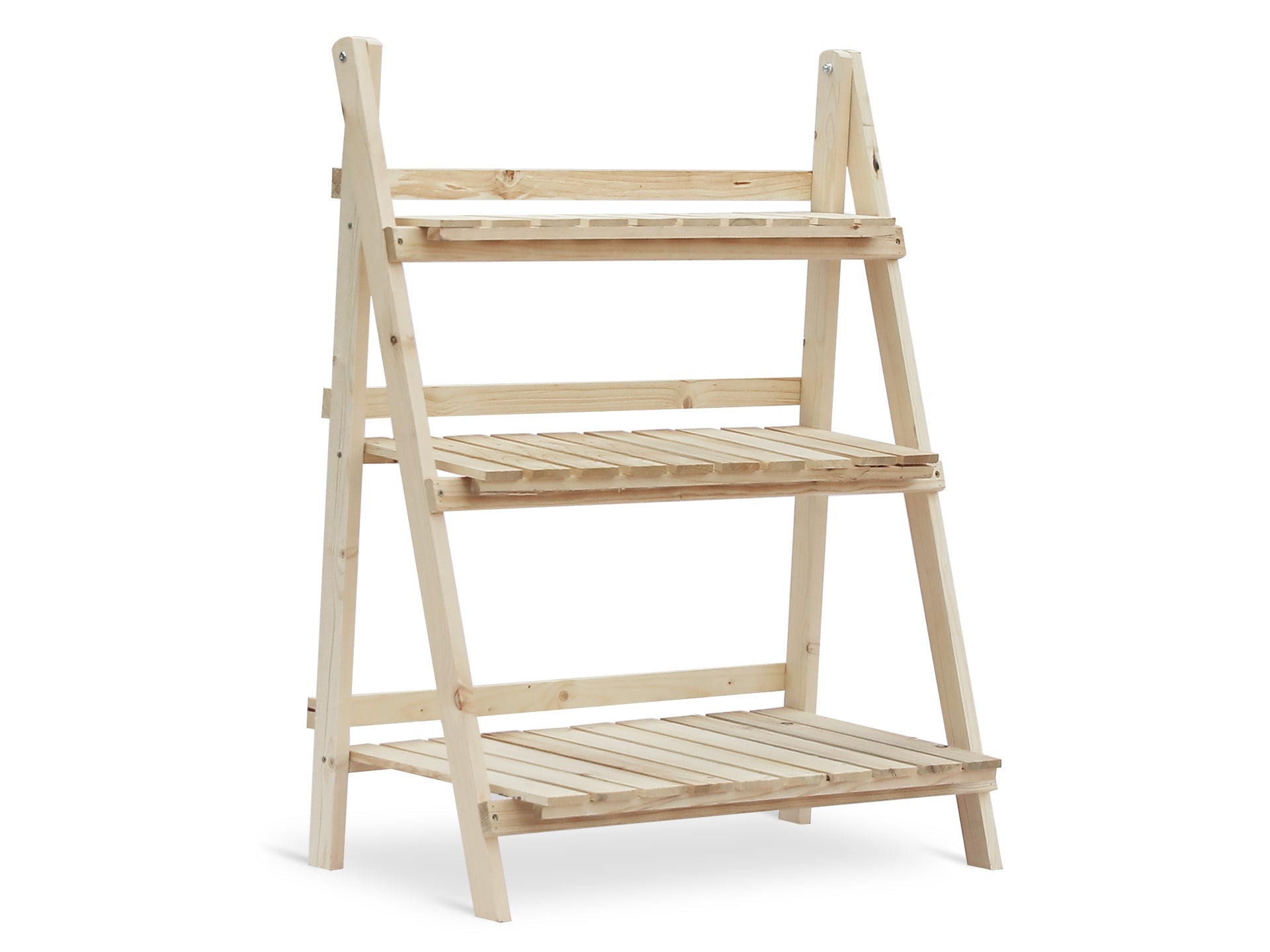 Balaton Ladder Planter Stand 80cm - Oak