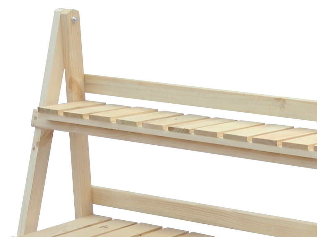 Balaton Ladder Planter Stand 100cm - Oak