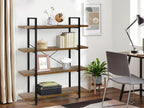 Assal 4 Tier Bookshelf - Oak