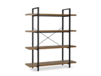 Assal 4 Tier Bookshelf - Oak