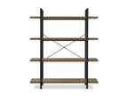 Assal 4 Tier Bookshelf - Oak