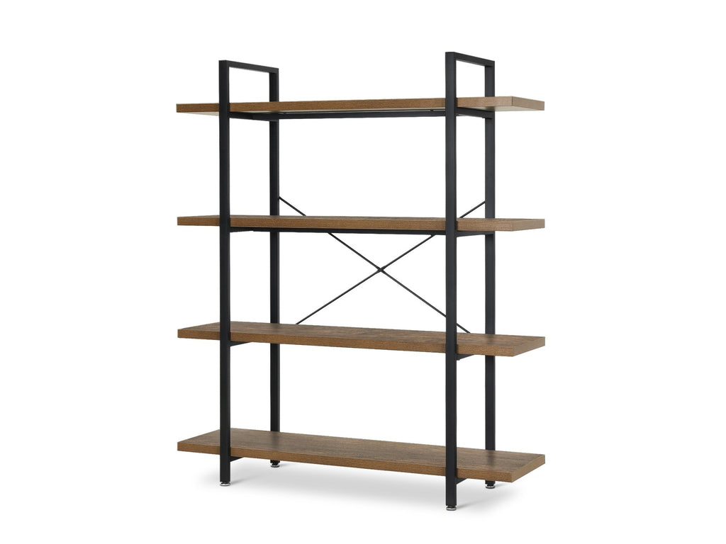 Assal 4 Tier Bookshelf - Oak