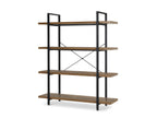 Assal 4 Tier Bookshelf - Oak