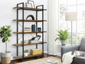 ASSAL 5 Tier Bookshelf - Oak
