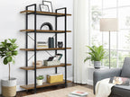 ASSAL 5 Tier Bookshelf - Oak