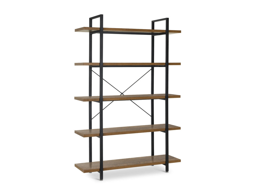 ASSAL 5 Tier Bookshelf - Oak