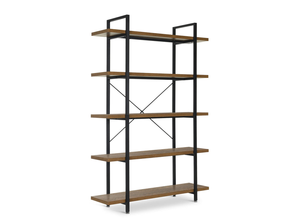 ASSAL 5 Tier Bookshelf - Oak