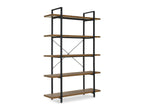 ASSAL 5 Tier Bookshelf - Oak