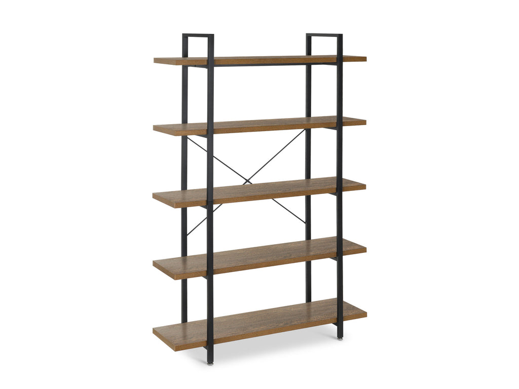 ASSAL 5 Tier Bookshelf - Oak