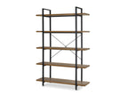 ASSAL 5 Tier Bookshelf - Oak