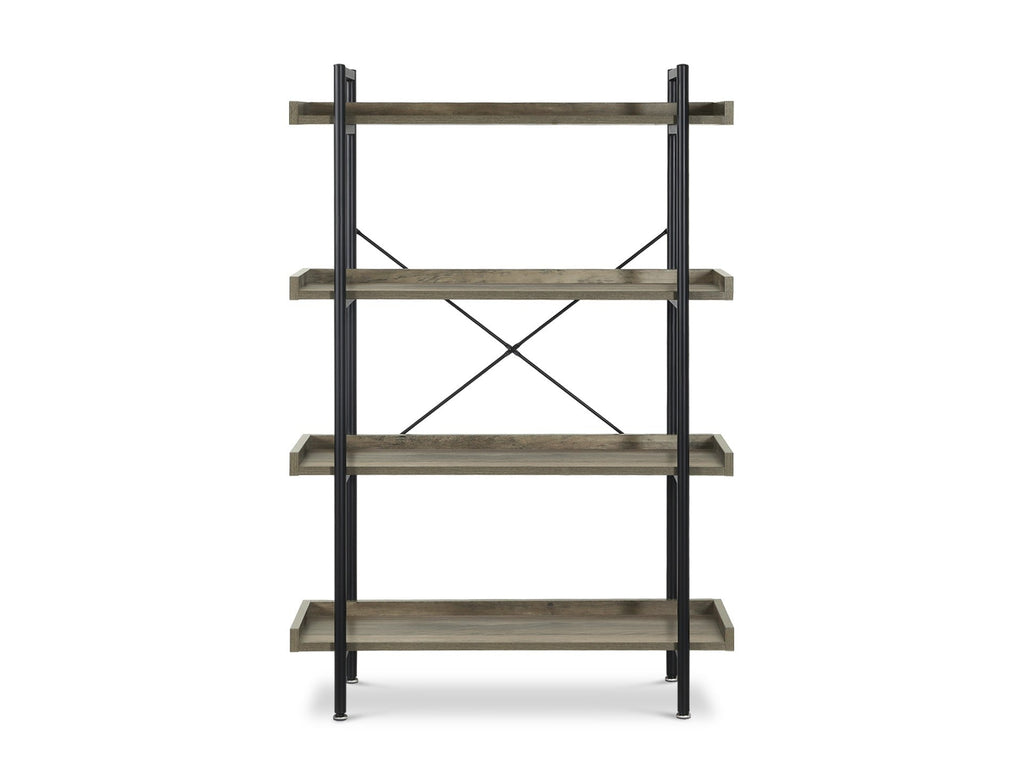 Rudolf 4 Tier Bookshelf - Oak