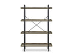 Rudolf 4 Tier Bookshelf - Oak