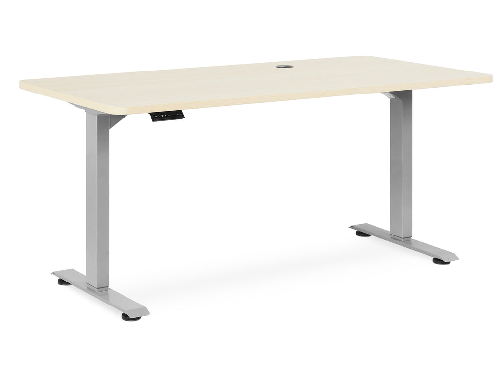 BENNIE 160CM Dual Motor Electric Standing Desk - Beige