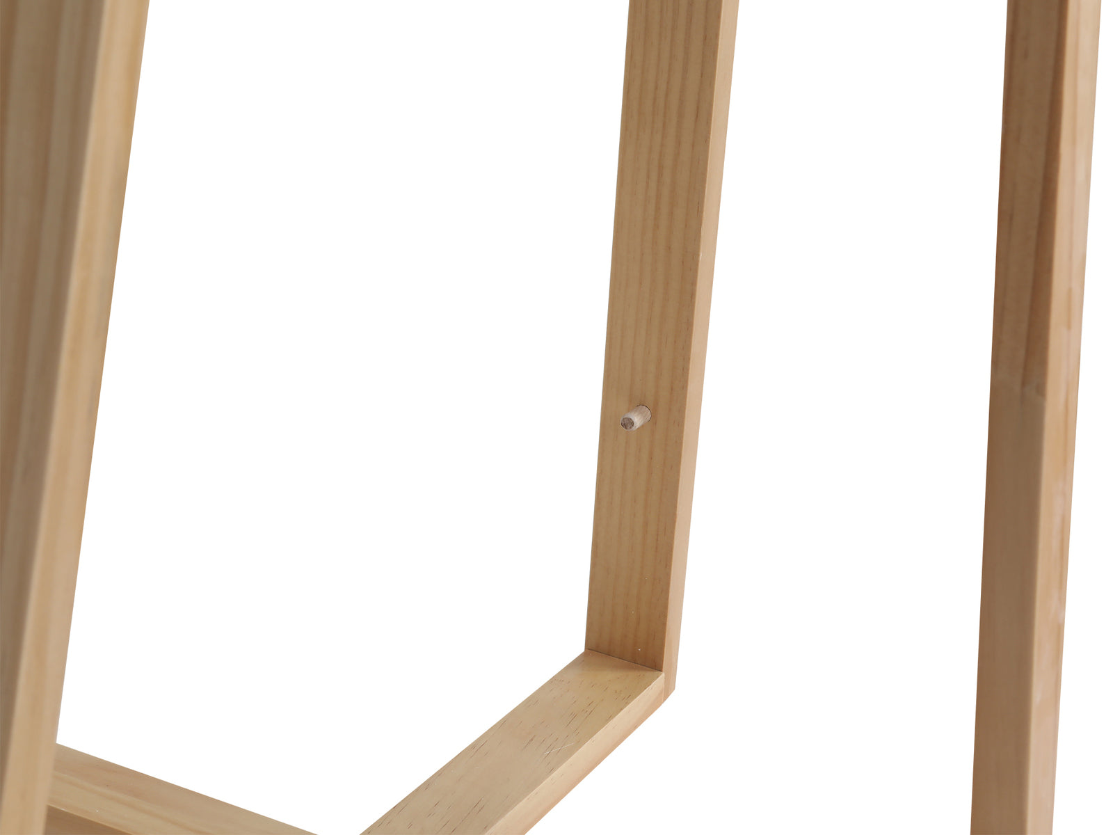 Andile Round Coffee Table Side Table - White + Oak