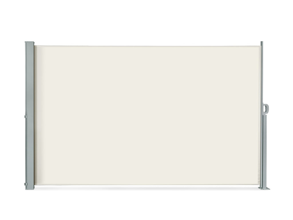 Toughout 1.6m x 3m Retractable Side Awning Screen Shade - Beige