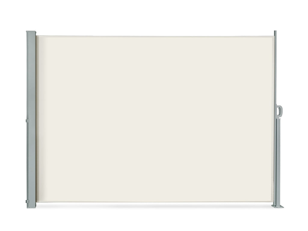 Toughout 1.8m x 3m Retractable Side Awning Screen Shade - Beige