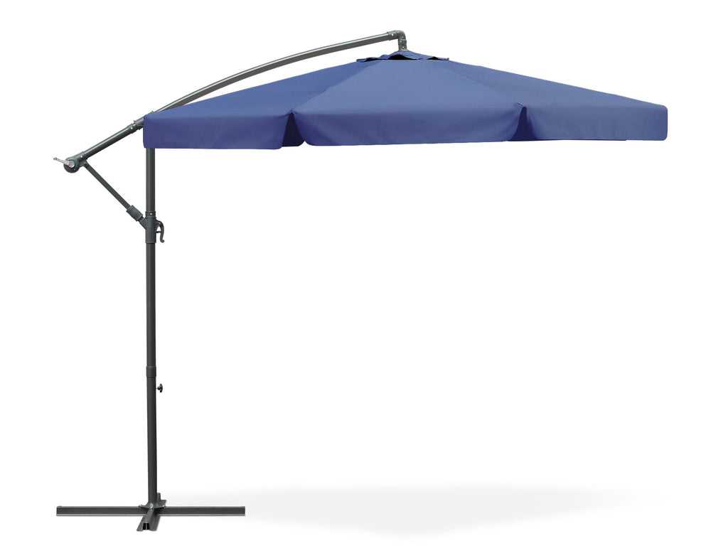 Toughout Puriri Outdoor Cantilever Umbrella 3m - Navy