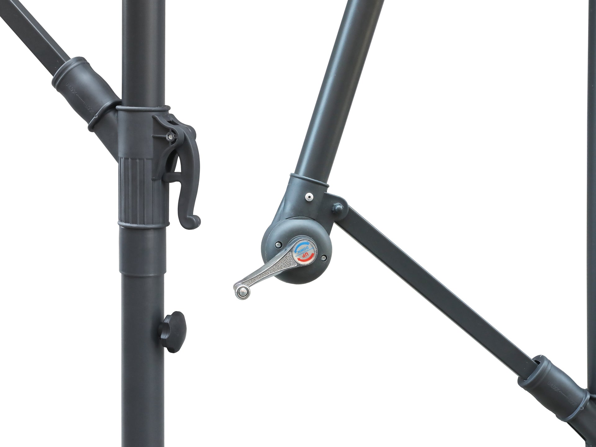 Toughout Puriri Outdoor Cantilever Umbrella 3m - Navy