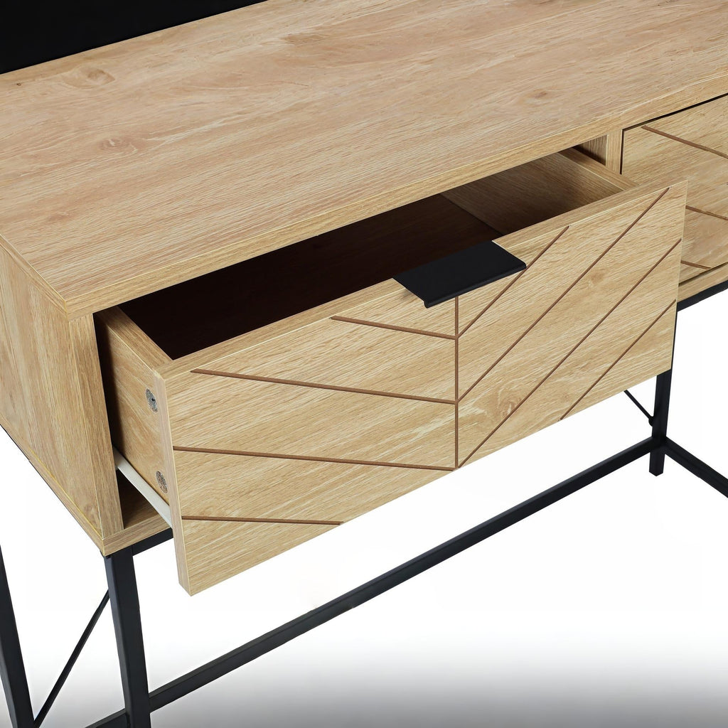 Crovo Wooden Console Table - Natural