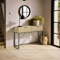Crovo Wooden Console Table - Natural