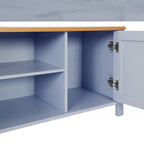 Atlas Wooden 1.2m Entertainment Unit - Blue Grey